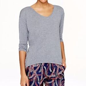 J Crew Prima Jersey Drop Shoulder T Shirt S